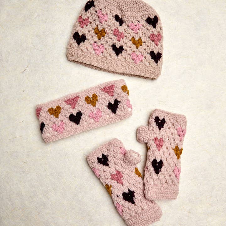 By Many Hands - Wholesale Beanie - Women's - Carina Sunset Crochet Beanie4