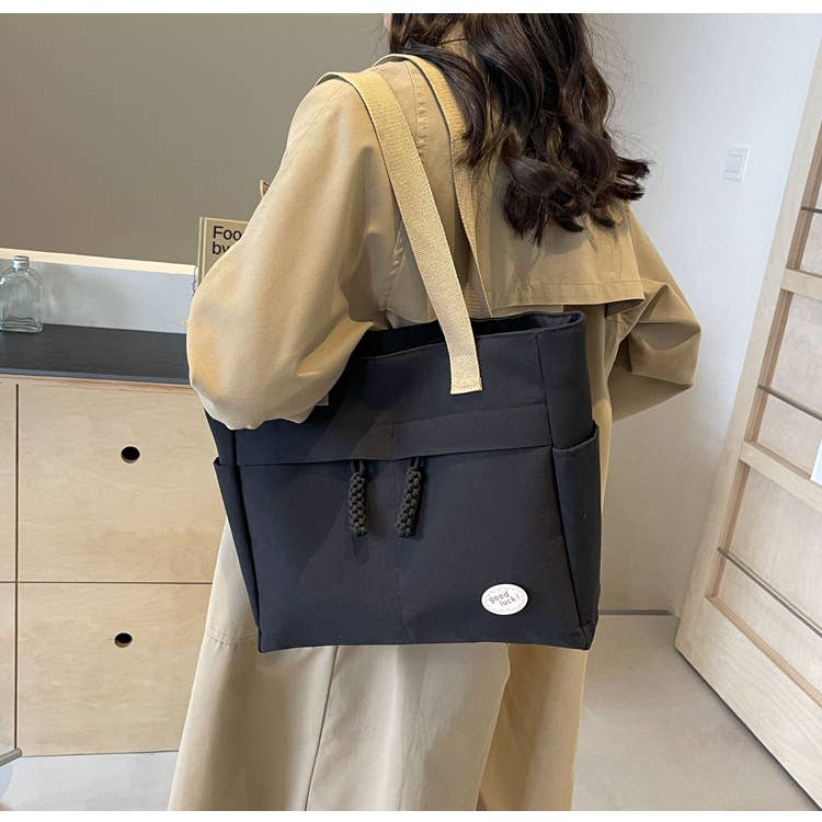 wandf - Wholesale Tote Bag - Women's - Large Capacity Canvas Fashion Women's Tote Bag Shoulder Bag14