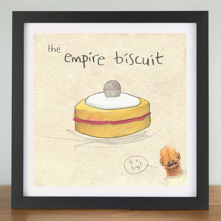 Empire Biscuit - Star Wars digital Print (Scottish) for wholesale by The Grey Earl
