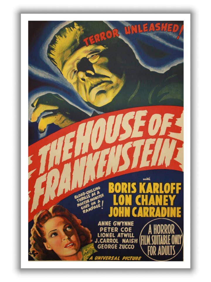 The House Of Frankenstein for wholesale by Stanley Print House