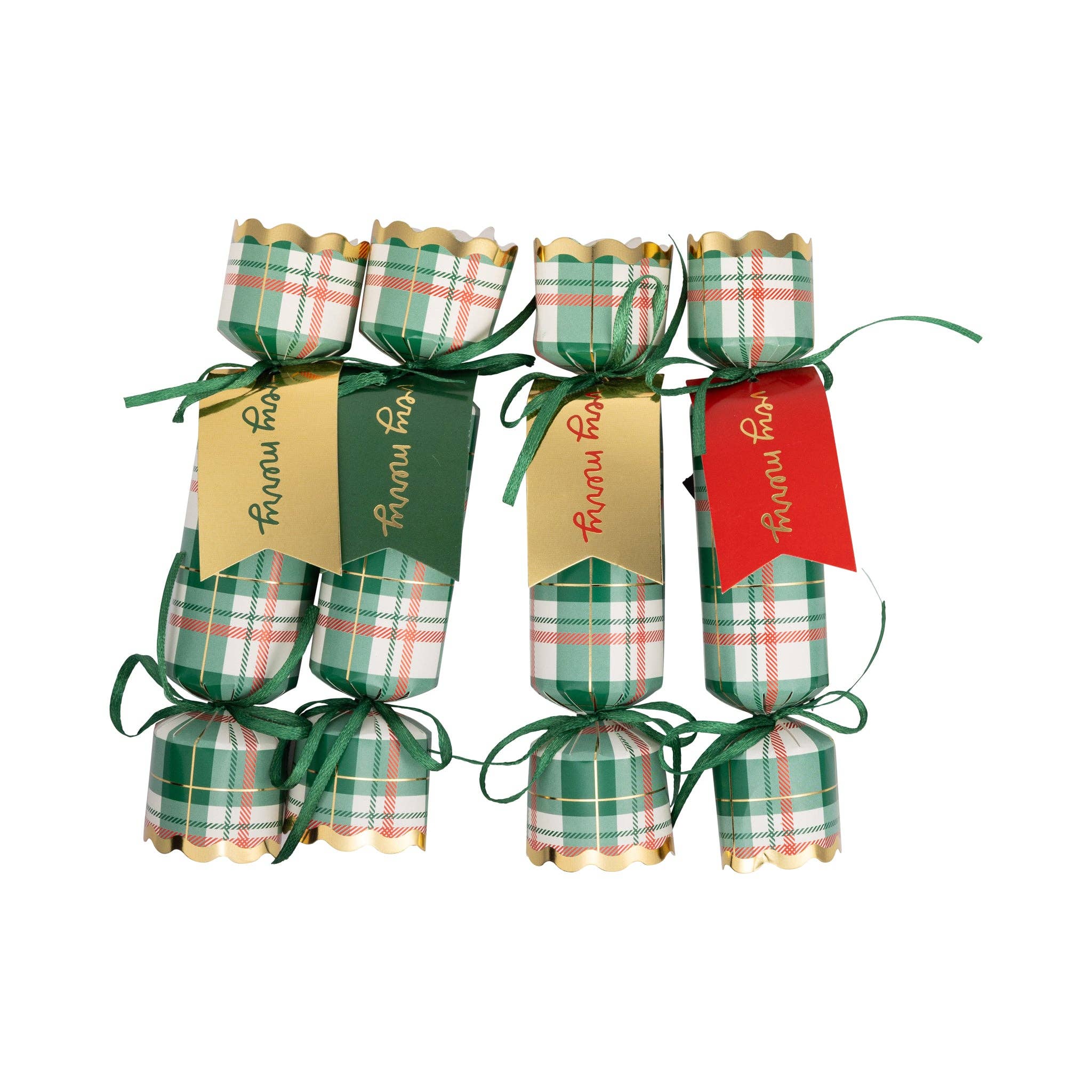 My Mind’s Eye - Wholesale Party Favor - PLCK176 - Christmas Plaid Crackers0