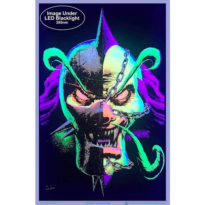 Scorpio Posters - Wholesale Poster - Insane Clown Posse Link Duality Black Light Poster