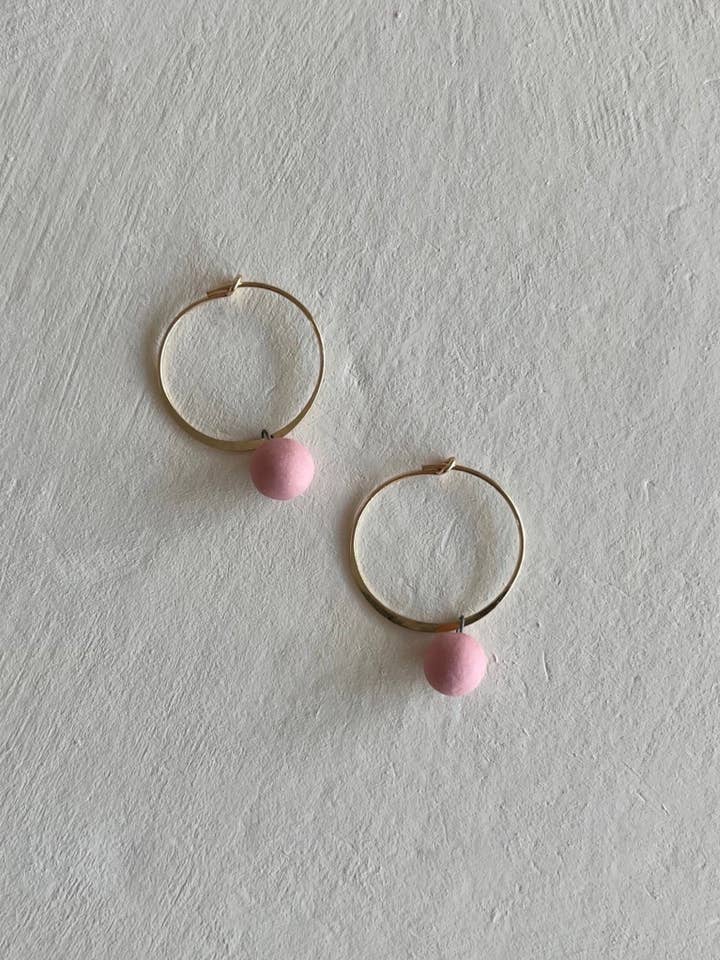 Hoops+Dotties | Blush for wholesale by Clay by Shay