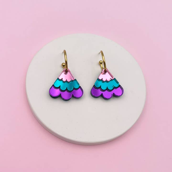 Studio Annette – Großhandel Ohrhänger – Spiegel Creolen Ohrringe Blumen7