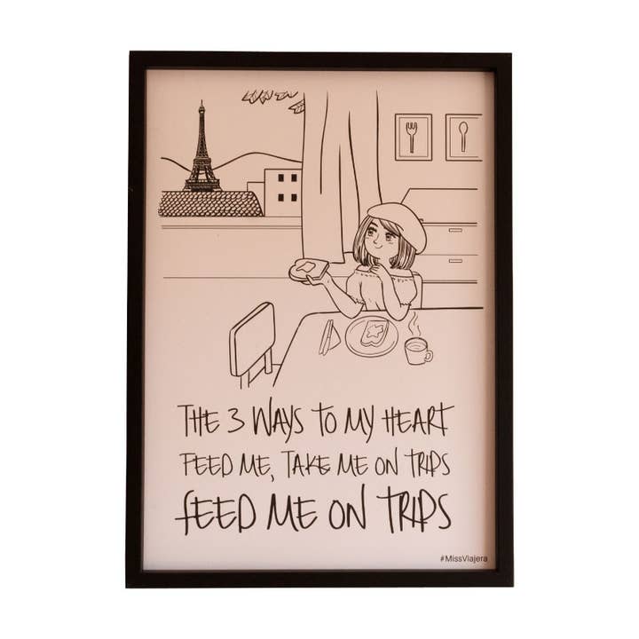 Imprimer « Nourrissez-moi lors de voyages » pour la vente par Miss Viajera