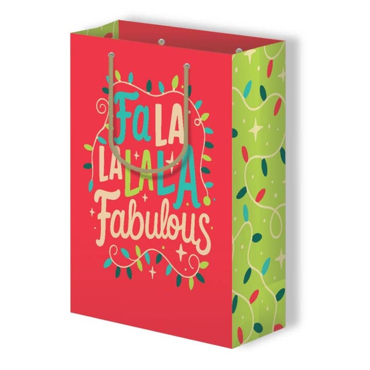 Fa La Fabulous Christmas Gift Bag for wholesale by Hustle & Hope