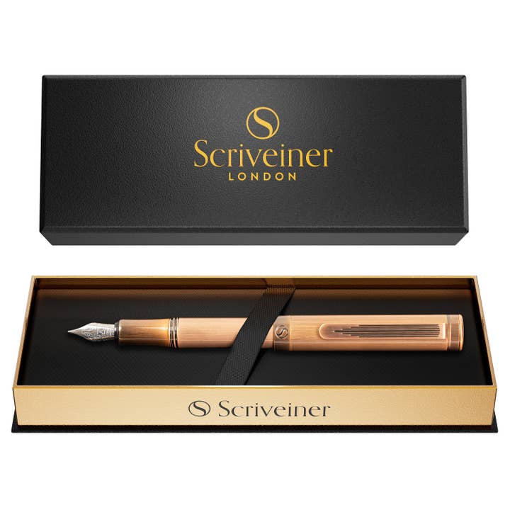 Scriveiner - Wholesale Pen - Scriveiner EDC Copper Fountain Pen - Fine Nib - Custom1