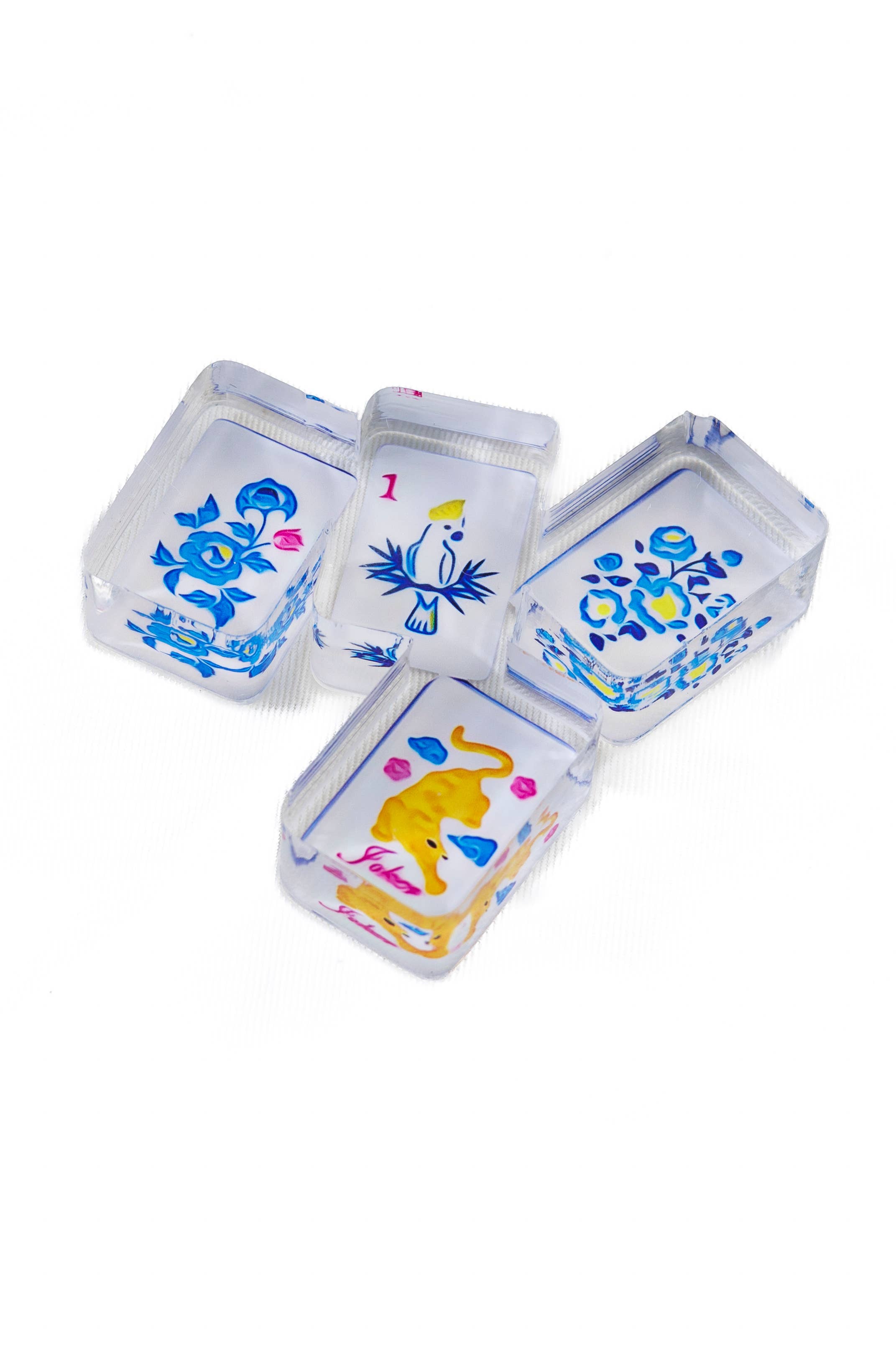 Maven Home - Vente Décorations de table - Presse-serviettes en acrylique, Mahjong 22