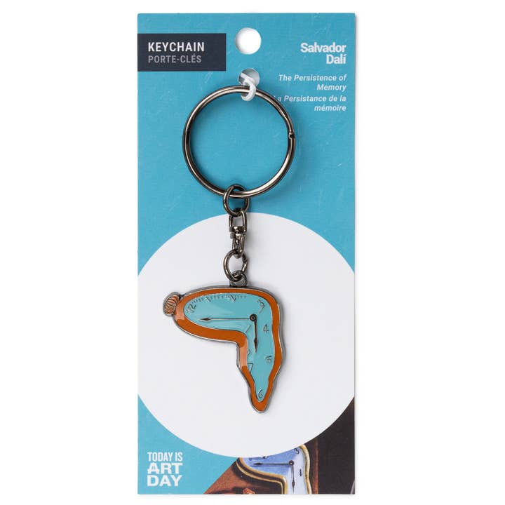 Keychains - Persistence of Memory - Salvador Dali for wholesale by Today is Art Day