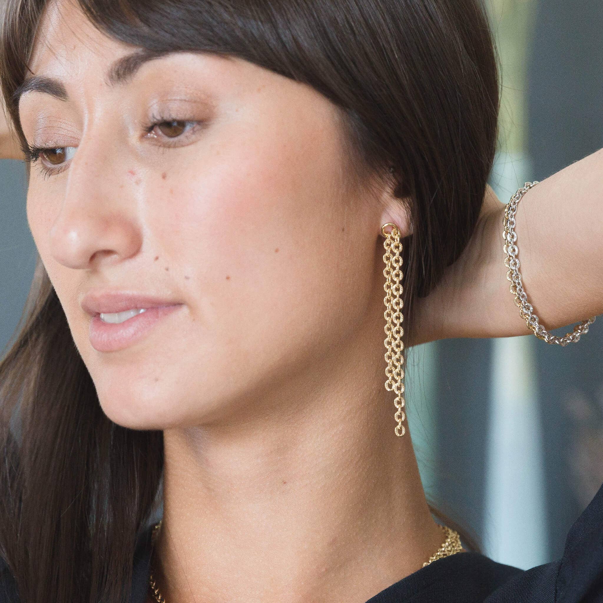 Lovelyday bijoux - Wholesale Dangle Earrings - Rococo earrings — 18k gold0