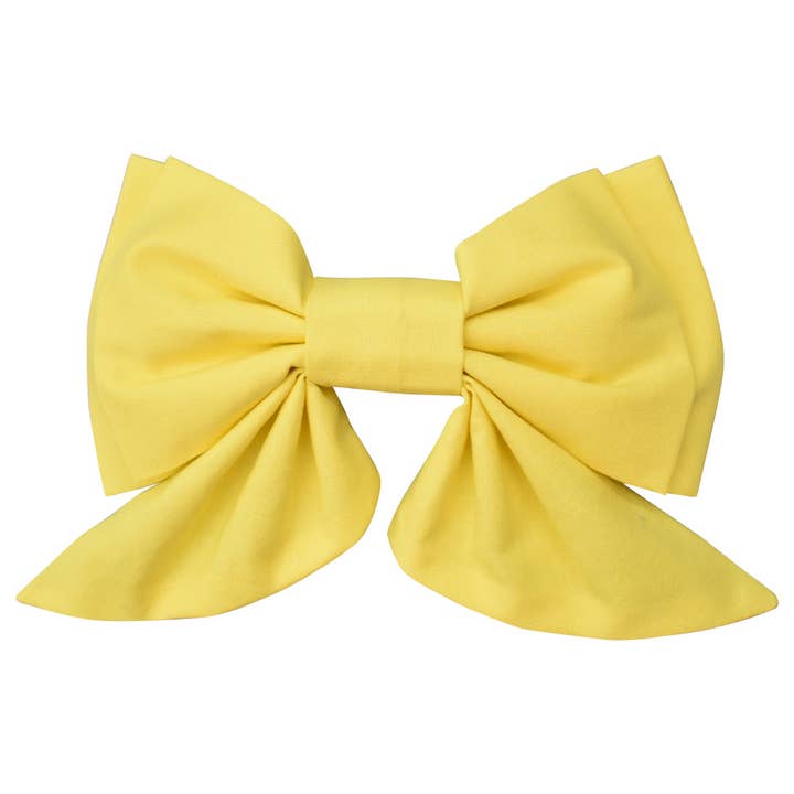 Preppy Bow in Yellow for wholesale by Dress for Cocktails