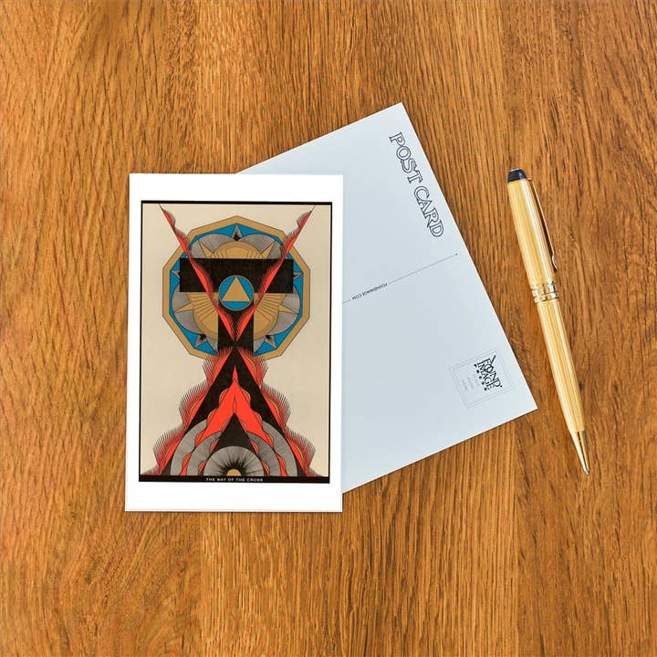 Found Image Press - Wholesale Postcard - Postcard RG-17 Geometric Representation of the Way of the Cr1