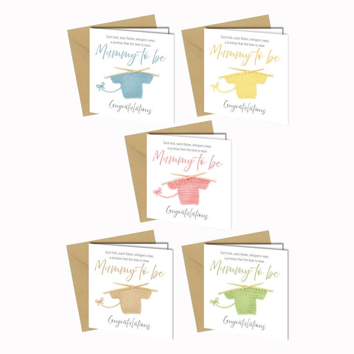 Gefeliciteerdkaart voor aanstaande mama – Babyshower wenskaart voor wholesale door Close to the Bone Greeting Cards and Gifts