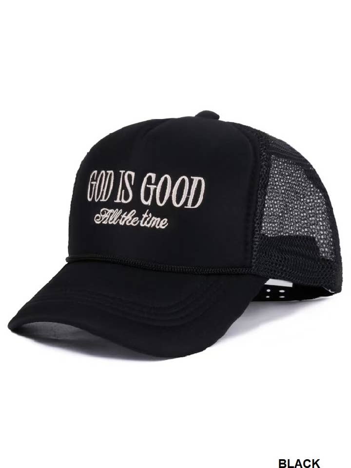 .1010 God Is Good All The Time Mesh Trucker Cap SI-28600 for wholesale by 42POPS