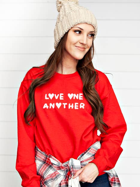 Love One Another Sweatshirt for wholesale by Wildberry Waves