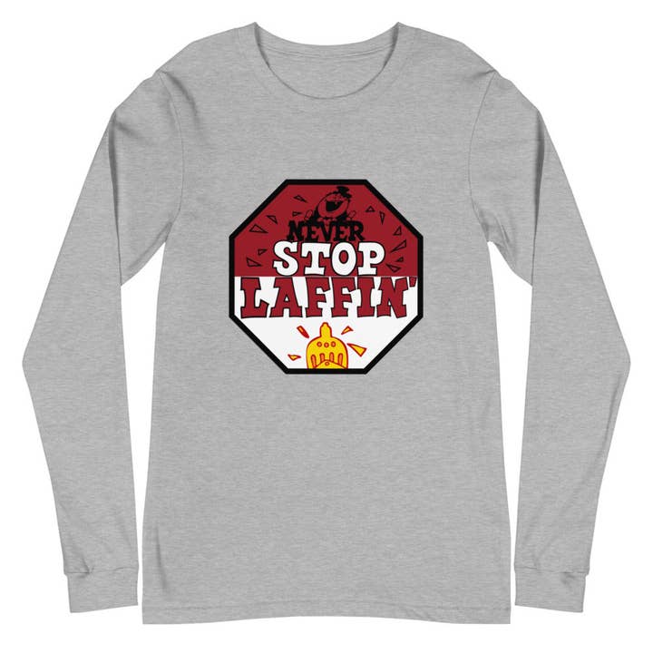 Never Stop Laffin’ (Long Sleeve) for wholesale by Summers Ink