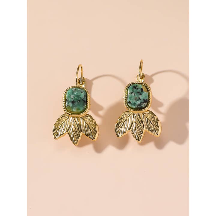 Blossom bijoux - Wholesale Dangle Earrings - 24BOA123 Stainless Steel Sleeper Earrings2