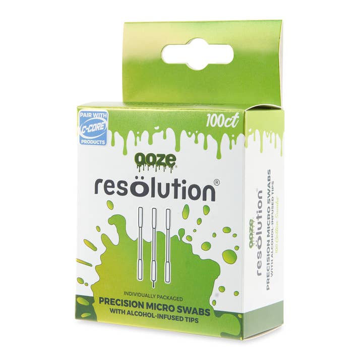 Cannatron - Wholesale Cotton Swab/Q-Tip - Ooze Resolution Alcohol Micro Swabs – 100ct