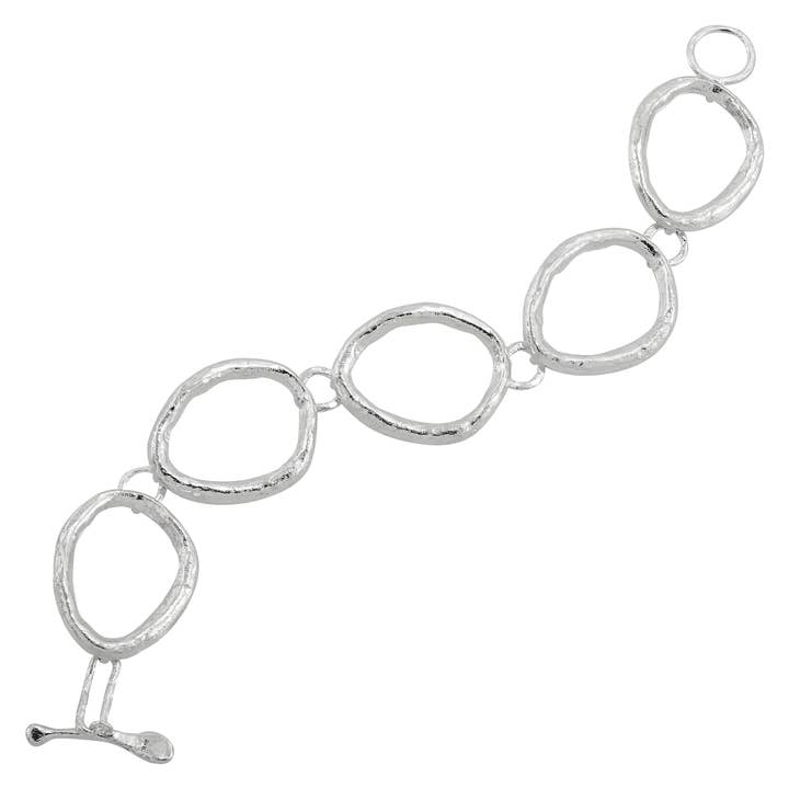 White Silpada 'Interlinked' Sterling Silver Bracelet, 7.5" for wholesale on Faire3