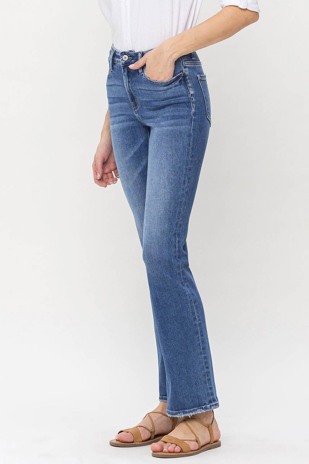 Paramount HIGH RISE SLIM BOOTCUT JEANS LV1084 for wholesale on Faire7