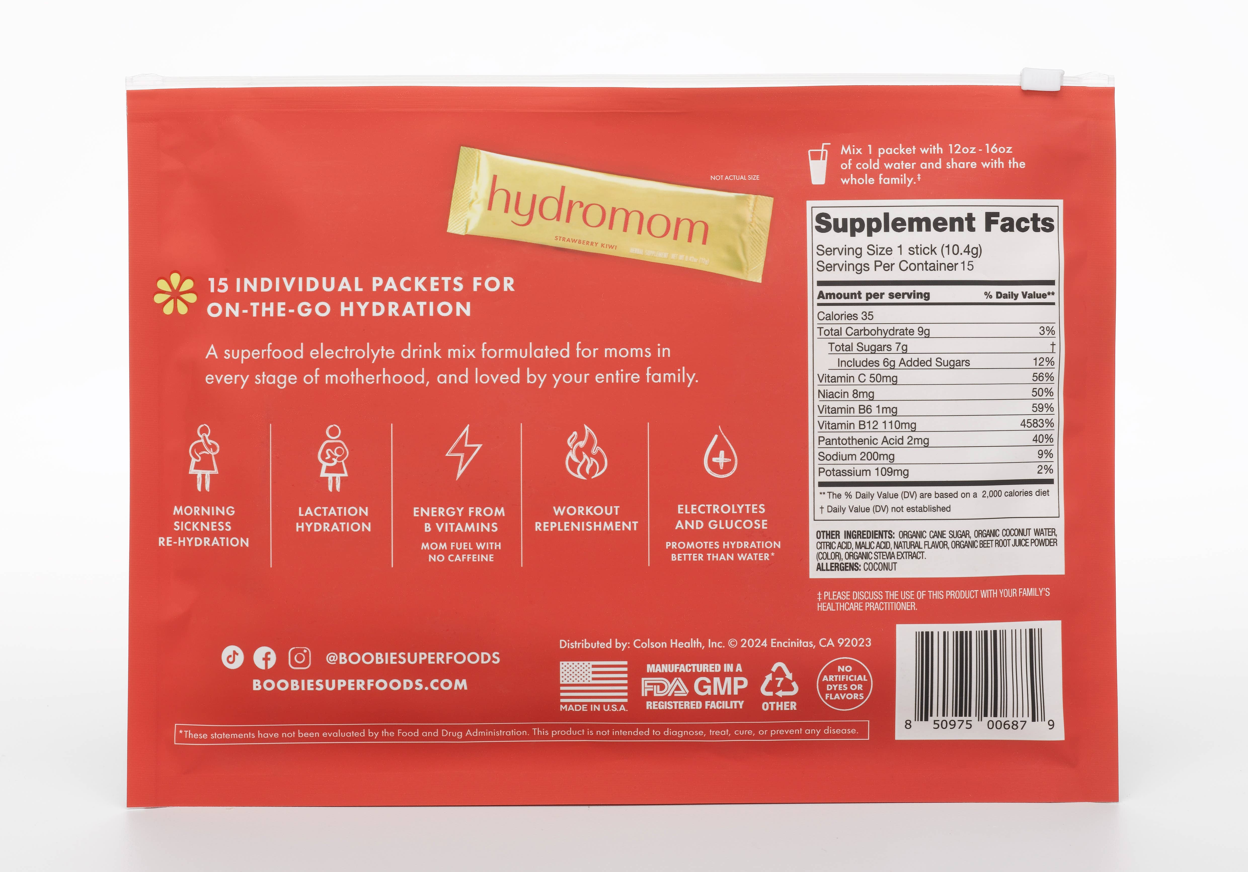 Boobie Superfoods - Wholesale Powdered health drink - Hydromom12