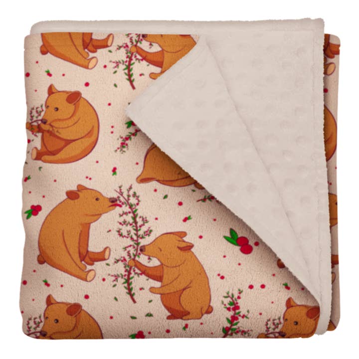 Stella Minky Blanket for wholesale by Les Bambins