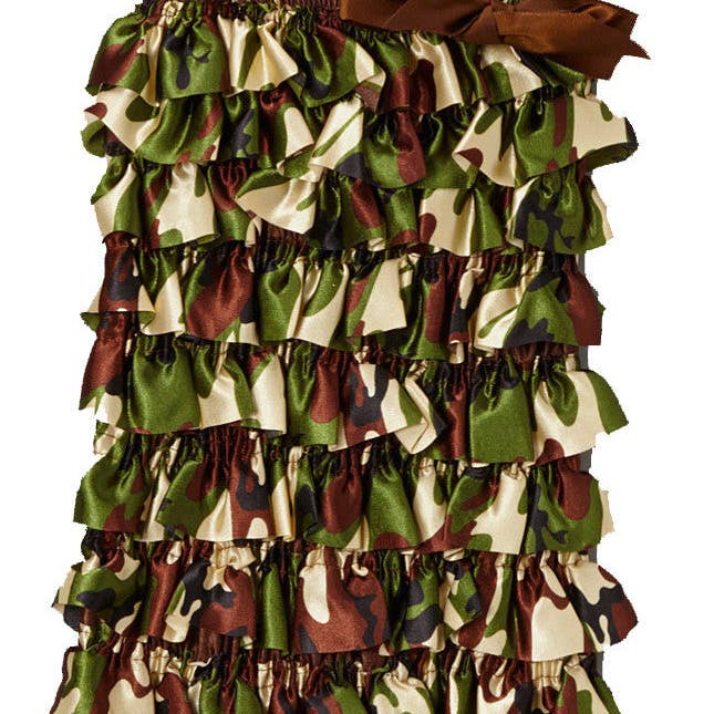 Camouflage Satin Romper for wholesale by Wenchoice