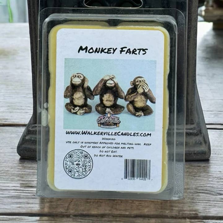 Monkey Farts Eco-friendly Melt/Bar for wholesale by Walkerville Candles