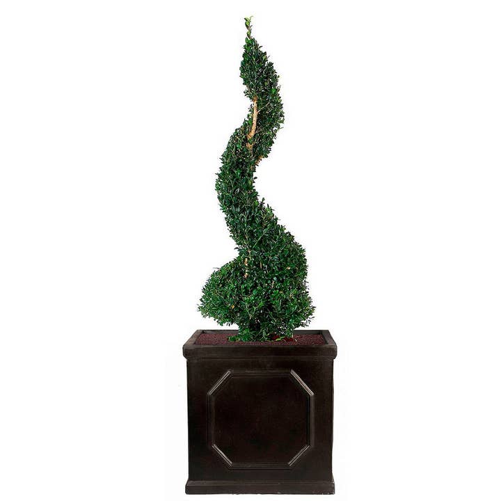 Idealist Lite Fibrestone Planters - Wholesale Planter Box - IDEALIST Faux Lead Chelsea Box Square Light Stone Planter