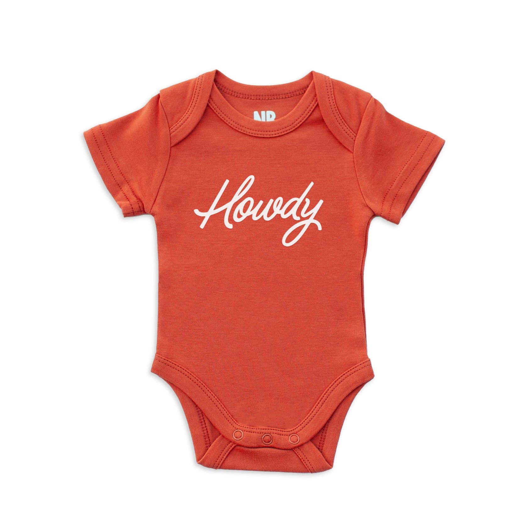 Frankie Jean - Wholesale Bodysuit (Non-Footed) - Baby - Howdy Cursive Onesie8