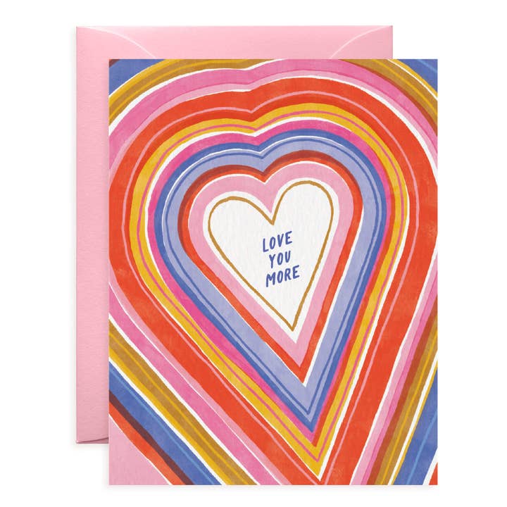 Radiating Heart | Love & Friendship Card | Valentine's Day for wholesale by O.O.M.F. Creative