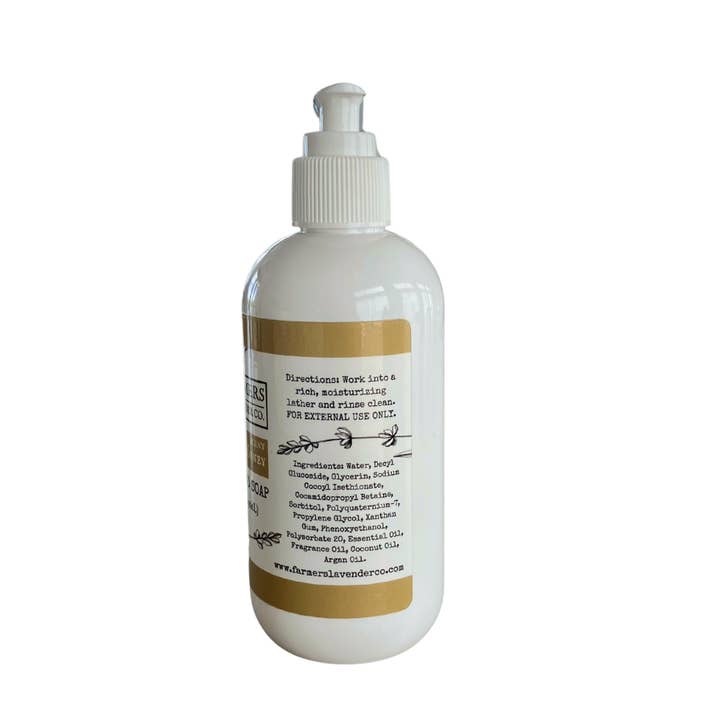 FARMERS Lavender Co. - Wholesale Hand Soap/Wash - Lavender Honey Liquid Hand Soap (Sulfate Free)1