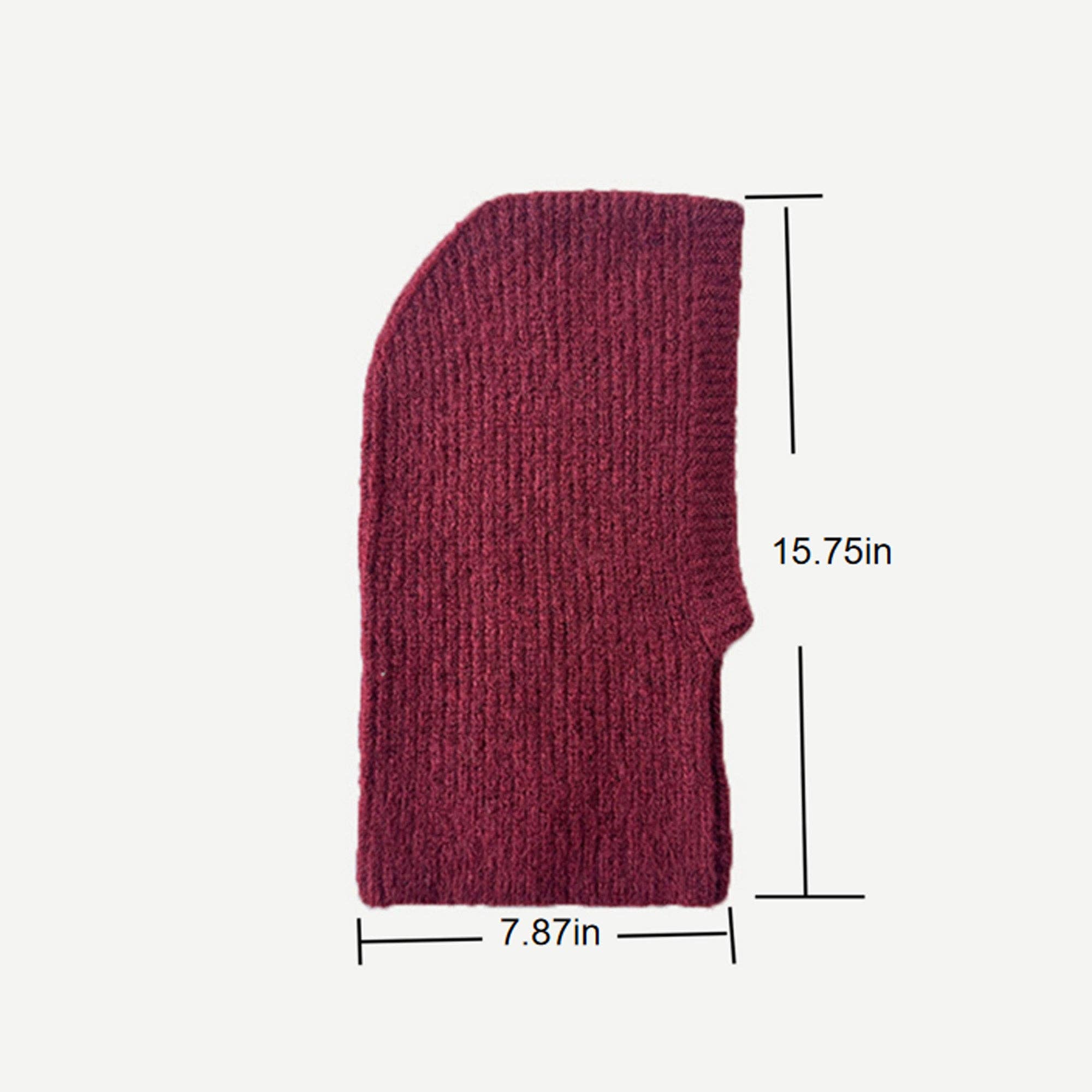 AK Brand - Wholesale Balaclava - Women's - Ribbed Knit Balaclava Hood with Soft Cozy Texture13