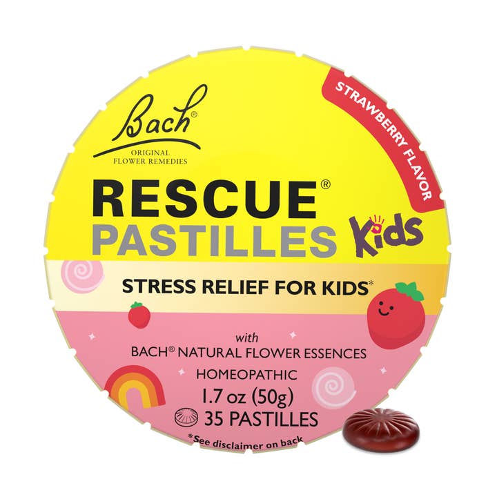 RESCUE Kids Pastilles, Natural Strawberry Flavor, Stress Rel for wholesale by RESCUE & Bach Original Flower Remedies