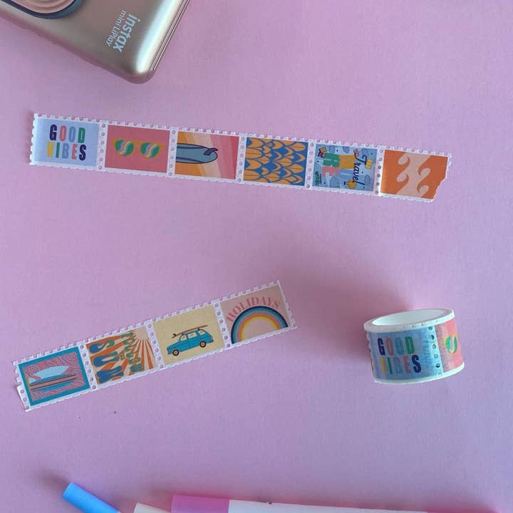 Good Vibes Stamps - Washi Tape for wholesale by This is Taliah
