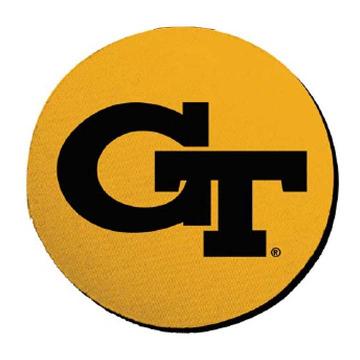 The Memory Company - Wholesale Coasters - 4pk Neoprene Coaster, Georgia Tech