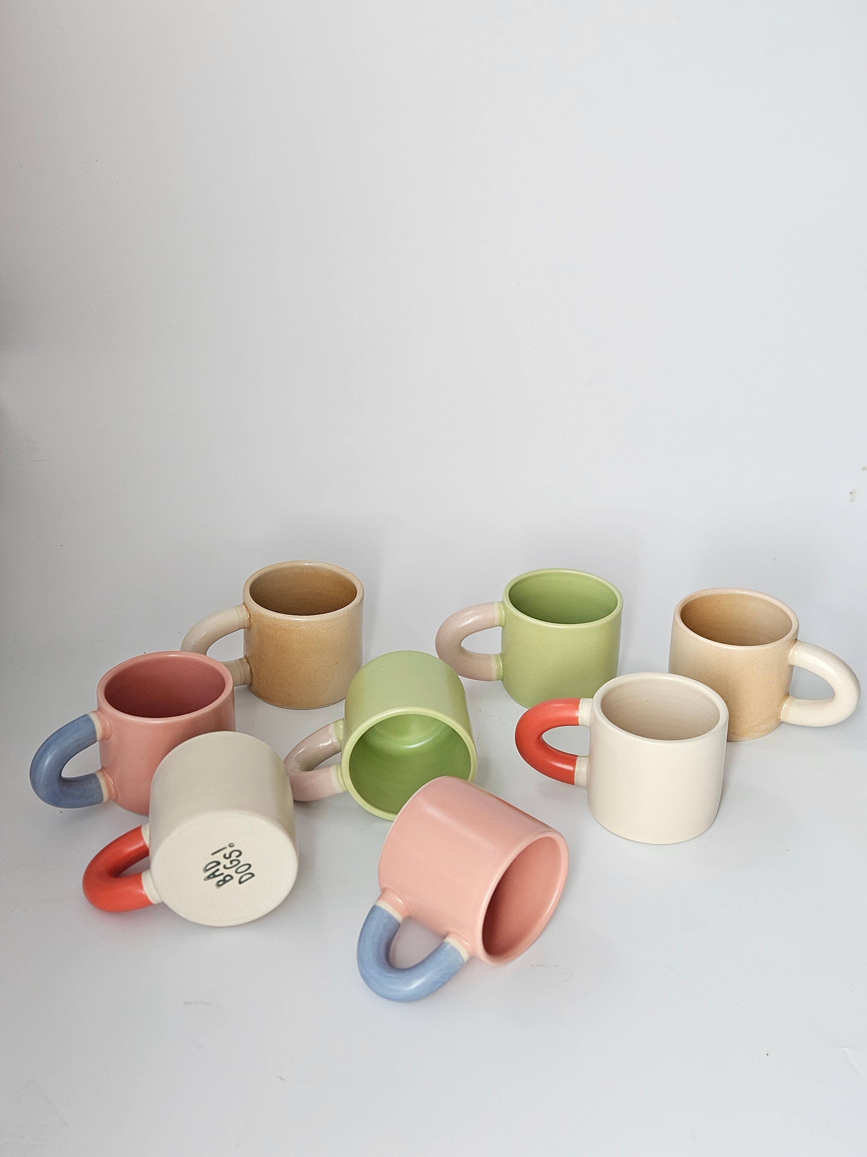Bad Dogs Studio - Wholesale Coffee Mug - Chunky Mug (Two-Toned) • Handmade Ceramic Coffee Mug5