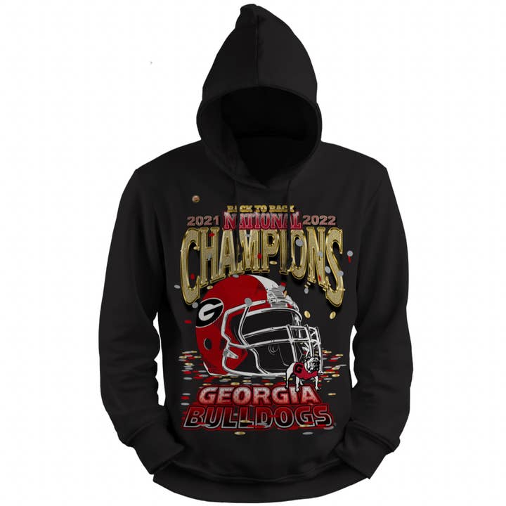 UGA National Champs Back 2 Back Hoodie for wholesale by Dyme Lyfe