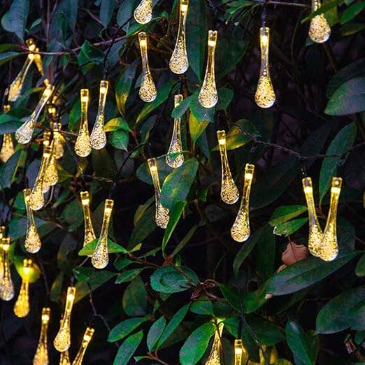 Skiddo - Vente Lampe d'extérieur/de jardin - Lumières solaires gouttes d'eau - 30 LED5