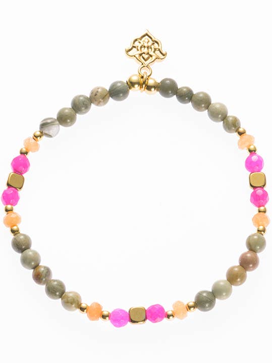 Pure Jewels armband met zilveren jaspis voor wholesale door samsara collection