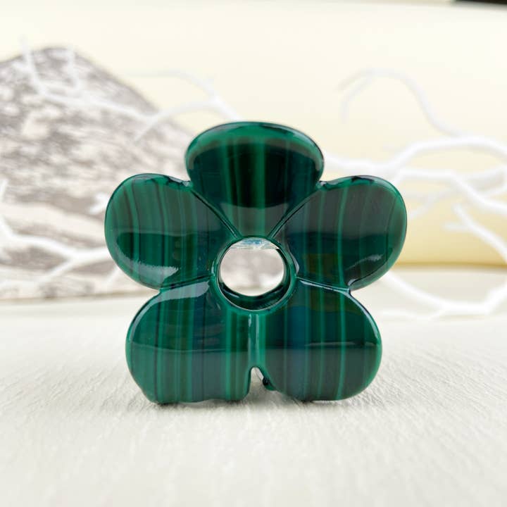 mildstyles - Wholesale Hair Clip - Women's - Wood grain flower hair claw clip5