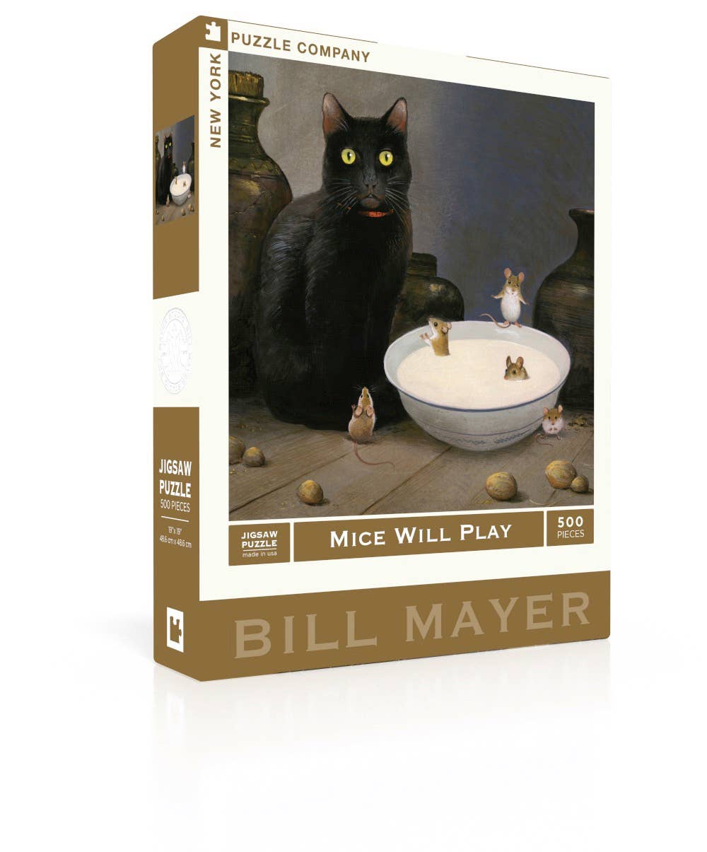 New York Puzzle Company - Vente Puzzle – adulte - Puzzle de 500 pièces - Les souris s'amuseront0
