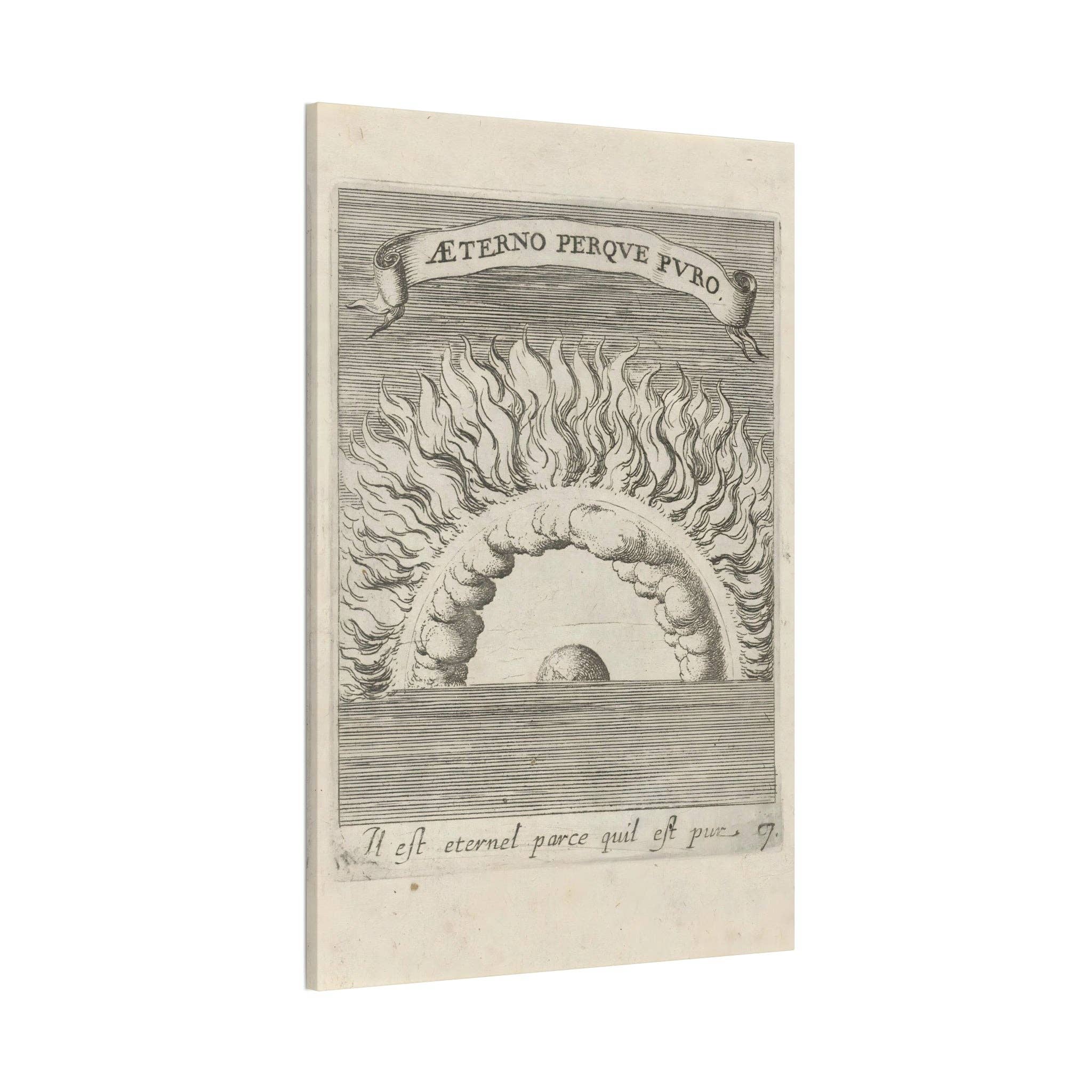 Print Pothecary - Wholesale Art Print - Fiery Sky Canvas Print - Apothecary Art for Home or Office - Apothecary Decor1