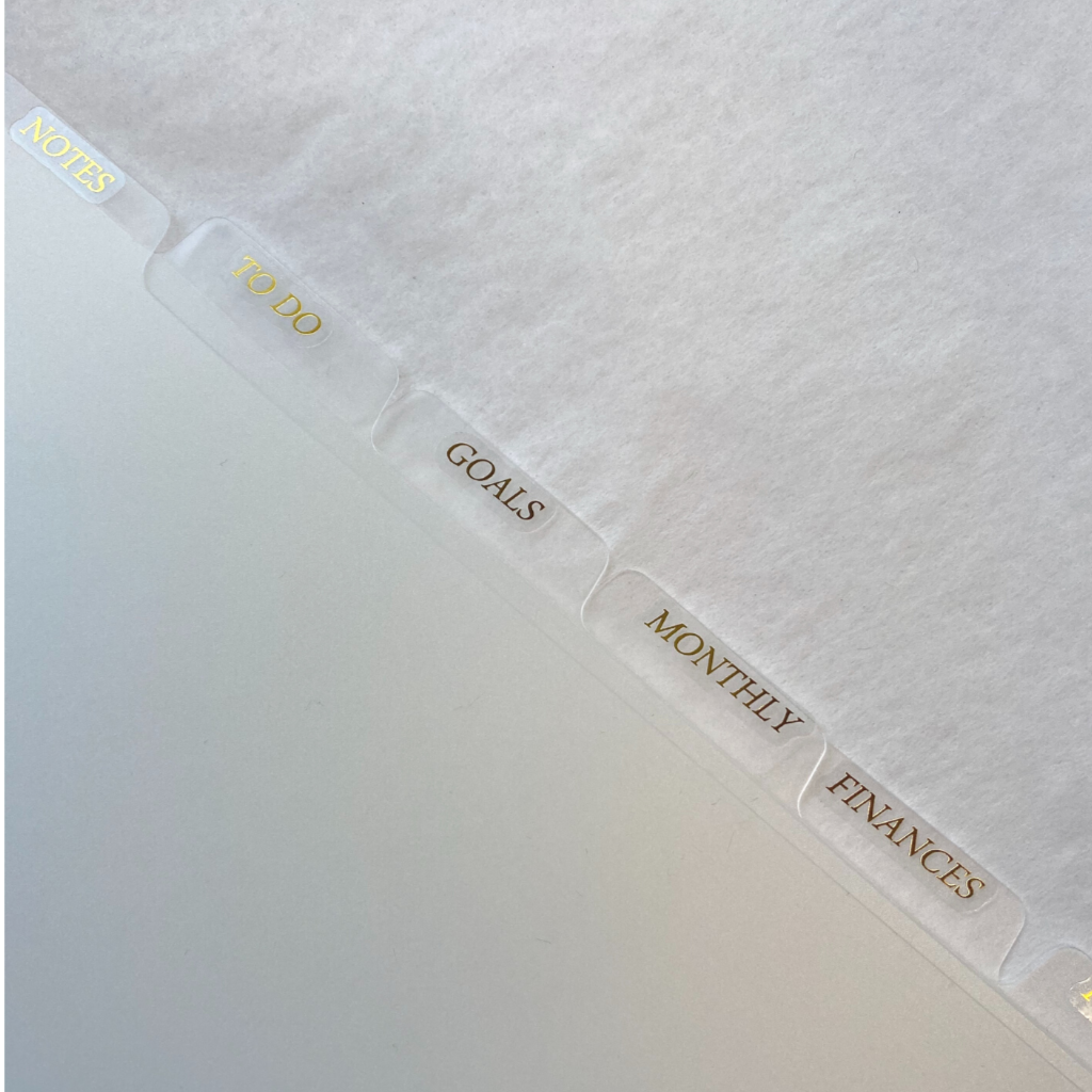 FEMME IRELAND - Wholesale Planner - A5 Dividers 6 Tabs5