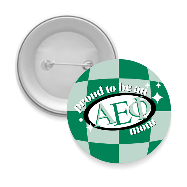 Sarahndipity Shop - Wholesale Lapel Pin/Button - Sorority Mom Button - Proud to Be Checkered6