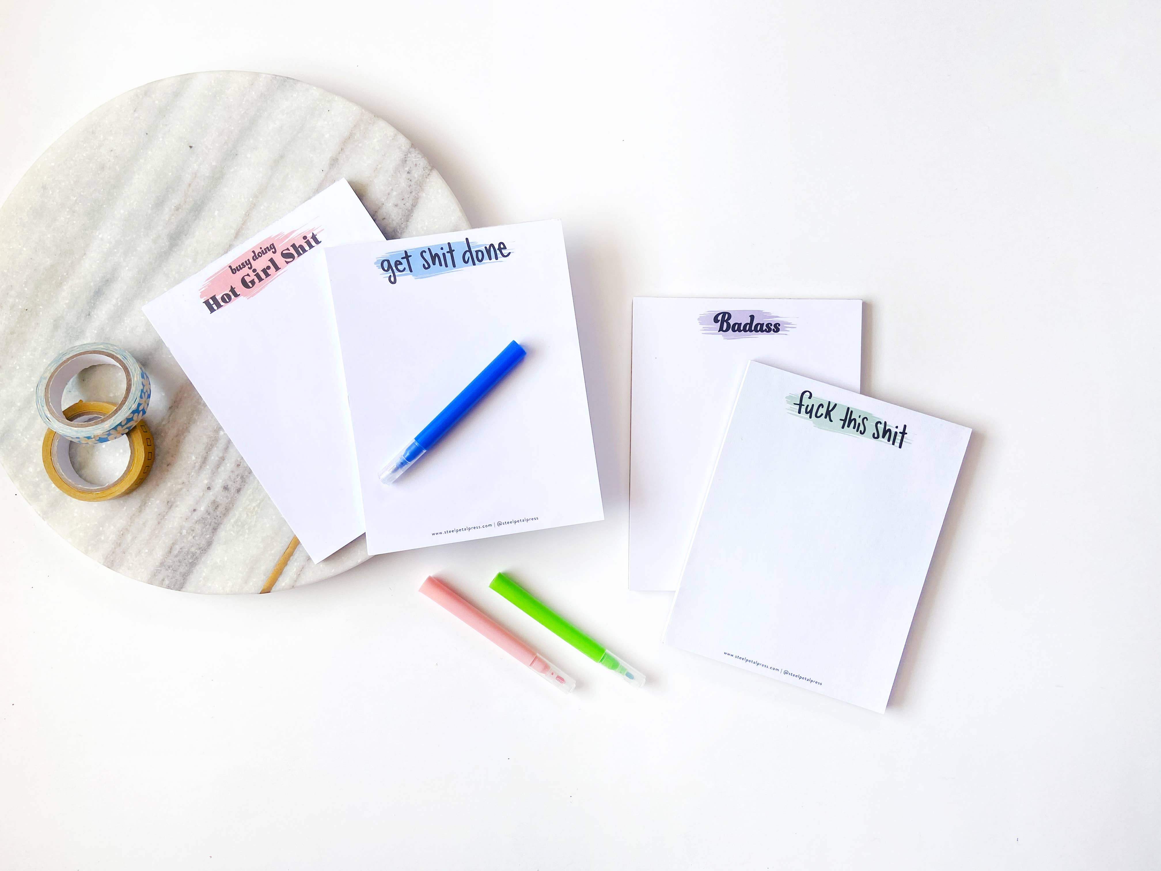 Steel Petal Press - Wholesale Notepad - Fuck This Shit Pocket Notepad1