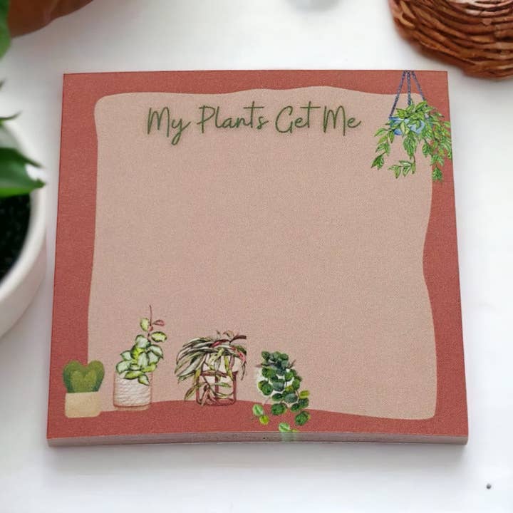 My Plants Get Me Hoyas Sticky Note 3x3 por atacado de Planty'tude