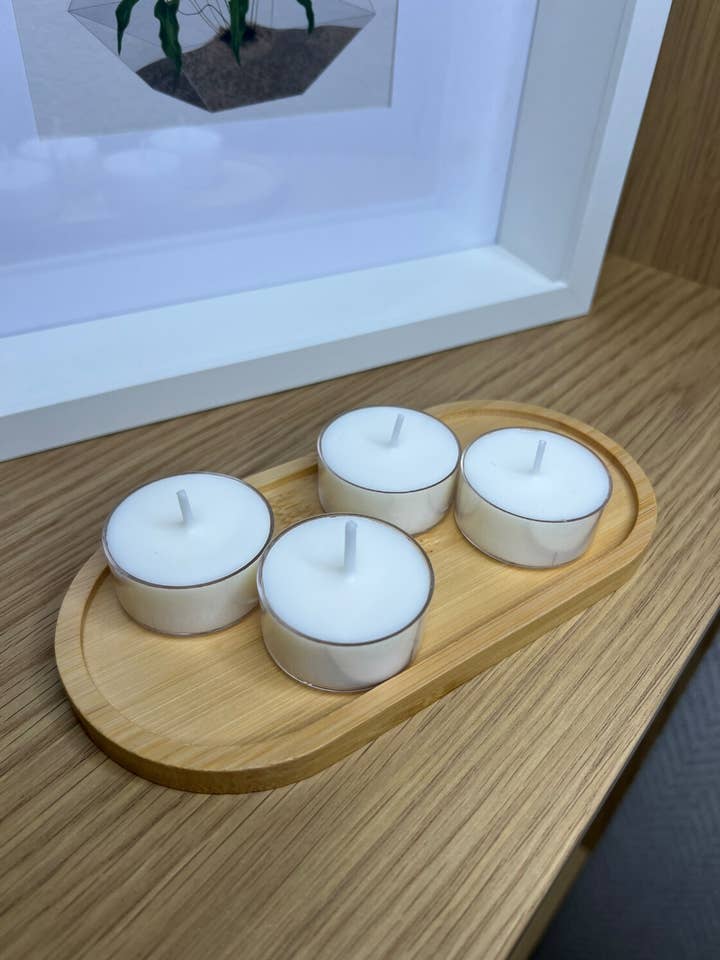 Tea candles (Pack of 4 units). for wholesale by Vela Única