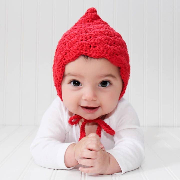 Bonnet pour petite fille, Bonnet pour bébé au crochet, chapeau pour petite fille au crochet pour la vente par Meadoria