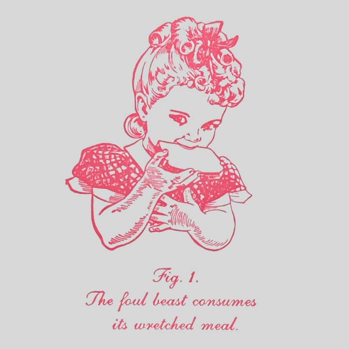 Foul Beast Consumes Its Wretched Meal | Absurd Humor for wholesale by Rx Letterpress